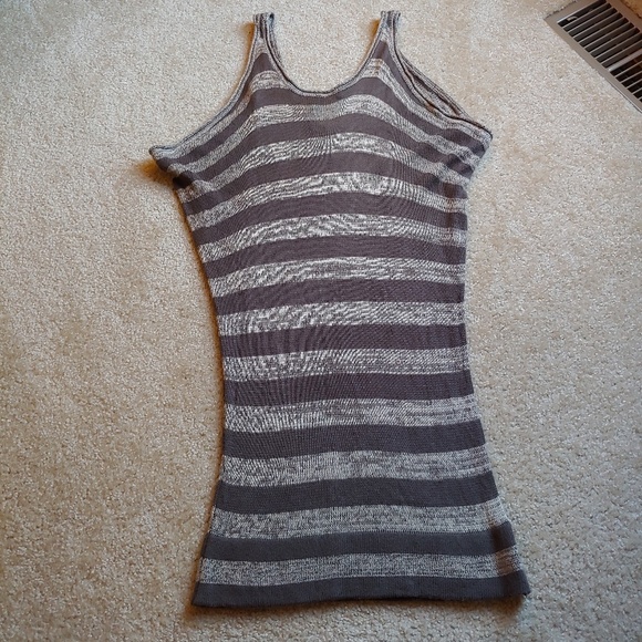 Guess striped long tunic sweater tank - Picture 5 of 5